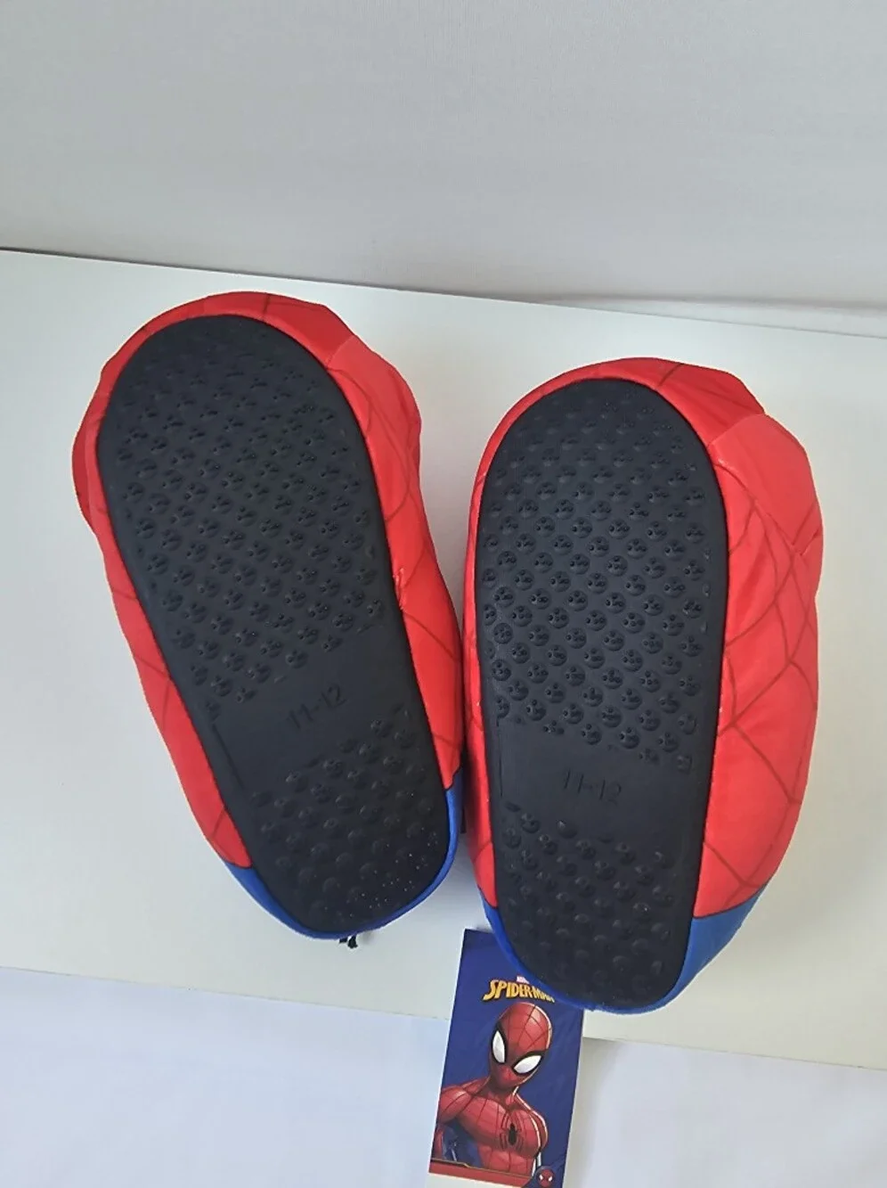 Marvel Spider-Man Plush Slippers Kids Toddler Sizes 9-10 11-12 NWT Choose Size